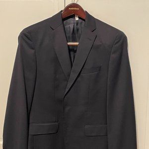BOSS Navy Johnstons/Lenon Wool Suit 38R